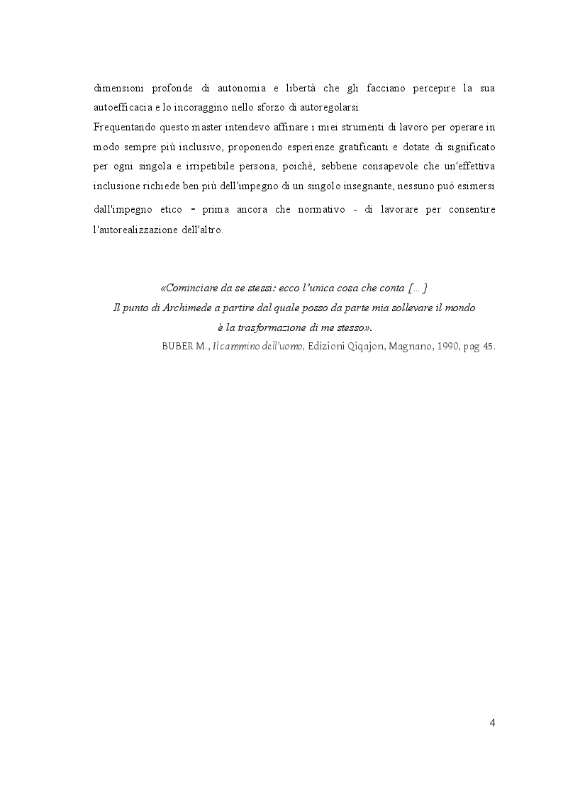 Anteprima della tesi: UN, DUE, TRE … START! Spunti montessoriani ed elementi di contesto in gioco per l'inclusione, Pagina 4