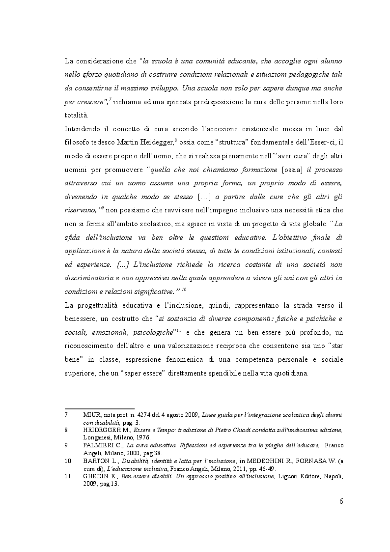 Anteprima della tesi: UN, DUE, TRE … START! Spunti montessoriani ed elementi di contesto in gioco per l'inclusione, Pagina 6