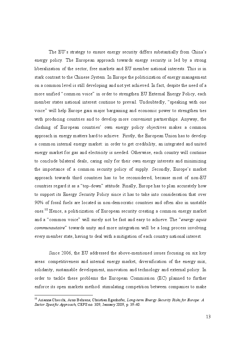 Anteprima della tesi: China and Europe’s Energy Security in Sub-Saharan Africa: similarities and challenges, Pagina 6