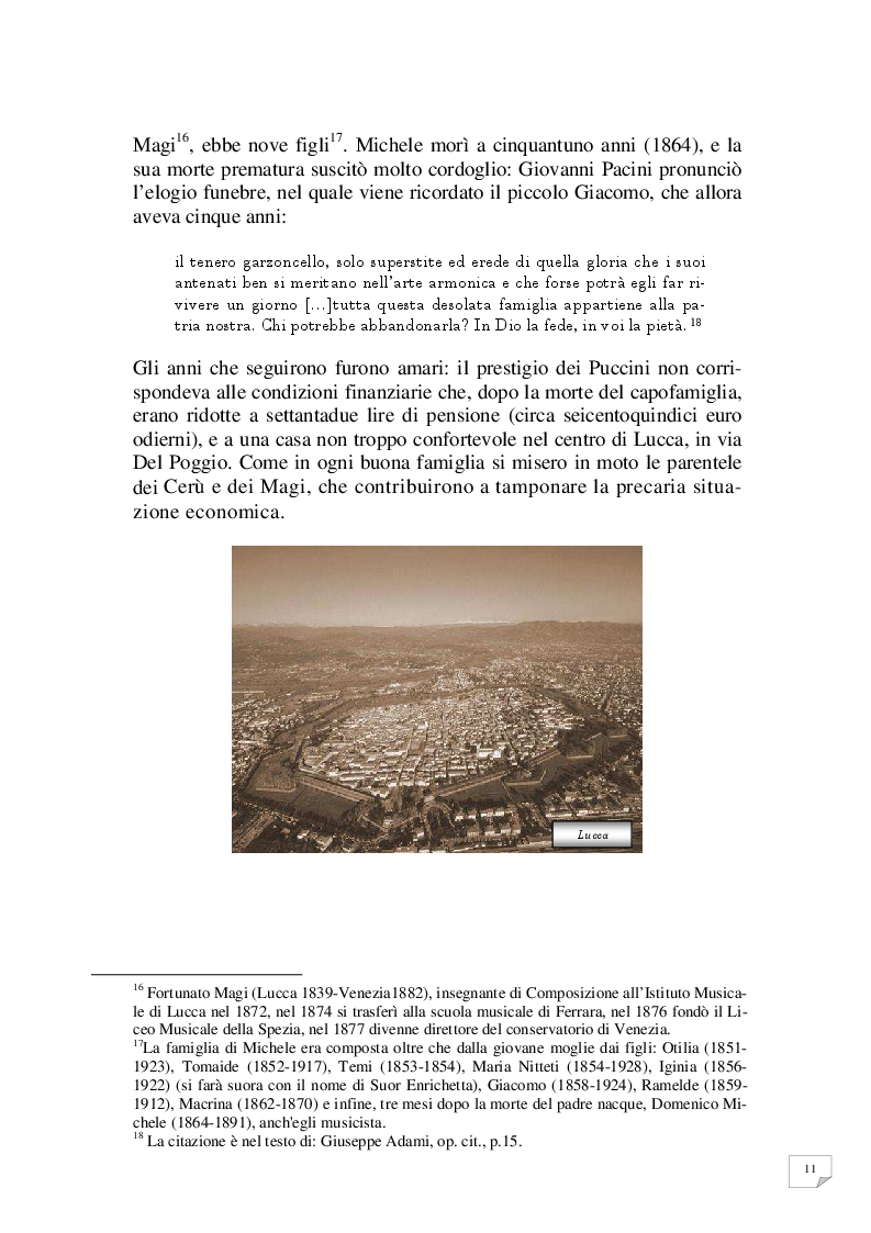 Anteprima della tesi: Celle - Milano prima tappa Le Villi. Giacomo Puccini e la sua prima opera, Pagina 8