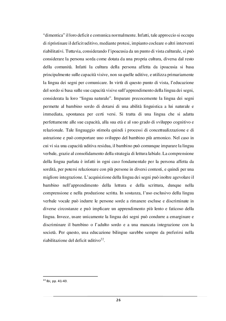 Anteprima della tesi: L'inclusione della persona con disabilità uditiva, Pagina 7