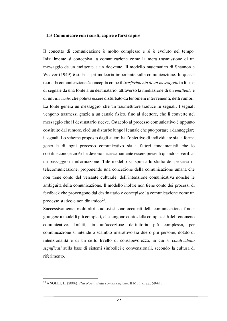 Anteprima della tesi: L'inclusione della persona con disabilità uditiva, Pagina 8