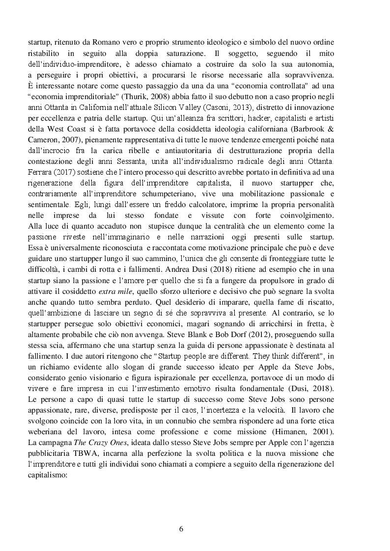 Estratto dalla tesi: StartupTelling. La comunicazione digitale delle startup italiane.