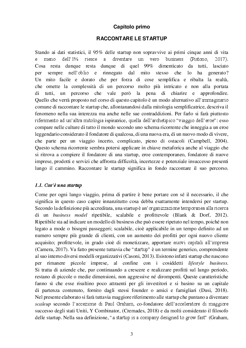 Anteprima della tesi: StartupTelling. La comunicazione digitale delle startup italiane., Pagina 4