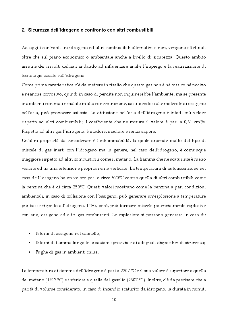 Estratto dalla tesi: Tecnologie di stoccaggio e trasporto dell'idrogeno