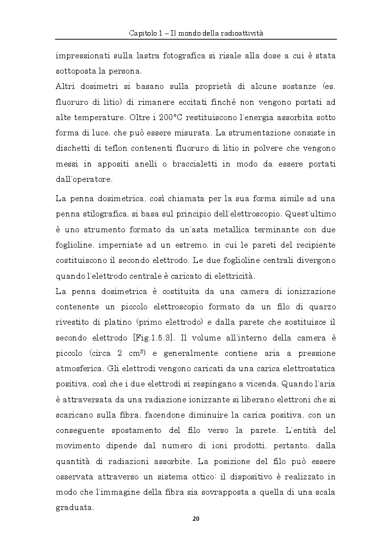 Estratto dalla tesi: Misure di radioattività nelle acque di scarico finalizzate alla definizione del bilancio di massa e del comportamento idrodinamico di un impianto di depurazione