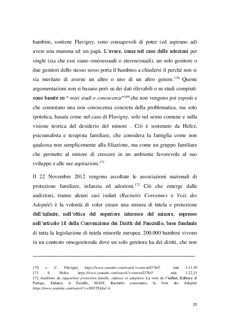 Anteprima della tesi: Familles pour tous? Famiglie omogenitoriali e società dopo l'introduzione della 404/13: testimonianze dalla regione Provence Alpes - Cote d'Azur, Pagina 5