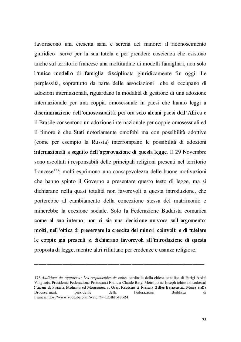 Anteprima della tesi: Familles pour tous? Famiglie omogenitoriali e società dopo l'introduzione della 404/13: testimonianze dalla regione Provence Alpes - Cote d'Azur, Pagina 6
