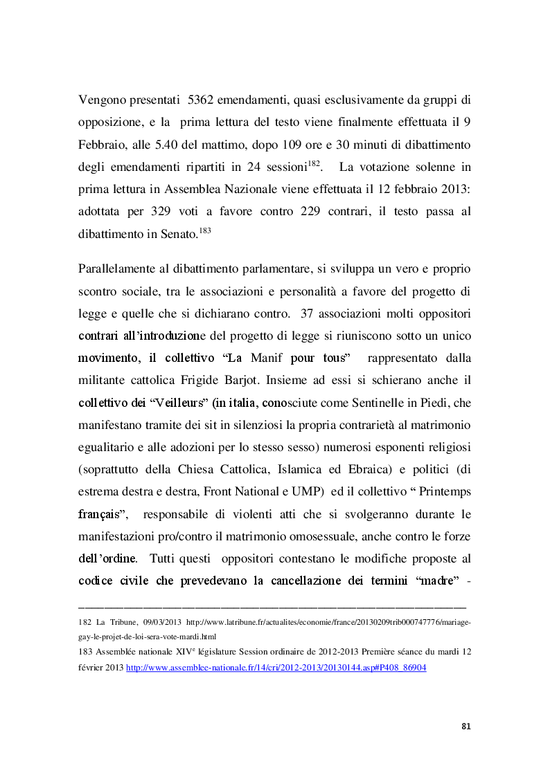 Anteprima della tesi: Familles pour tous? Famiglie omogenitoriali e società dopo l'introduzione della 404/13: testimonianze dalla regione Provence Alpes - Cote d'Azur, Pagina 9