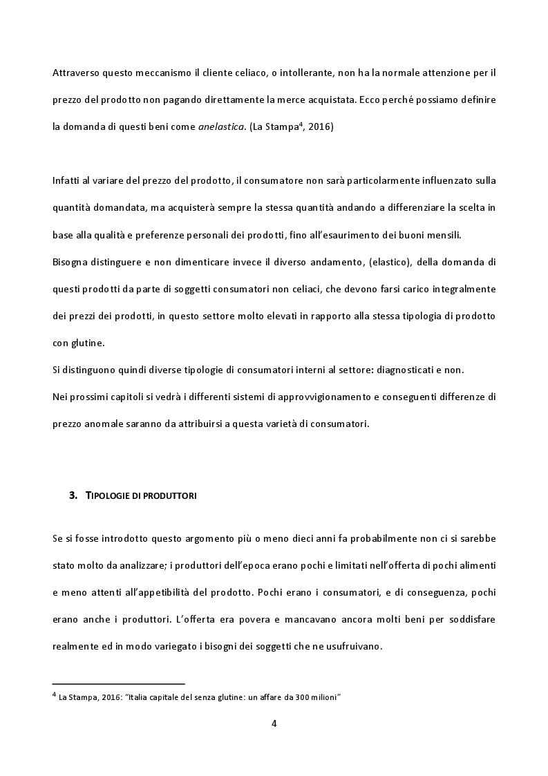 Anteprima della tesi: Il mercato del gluten free in Italia: un'opportunità di business per le imprese?, Pagina 5