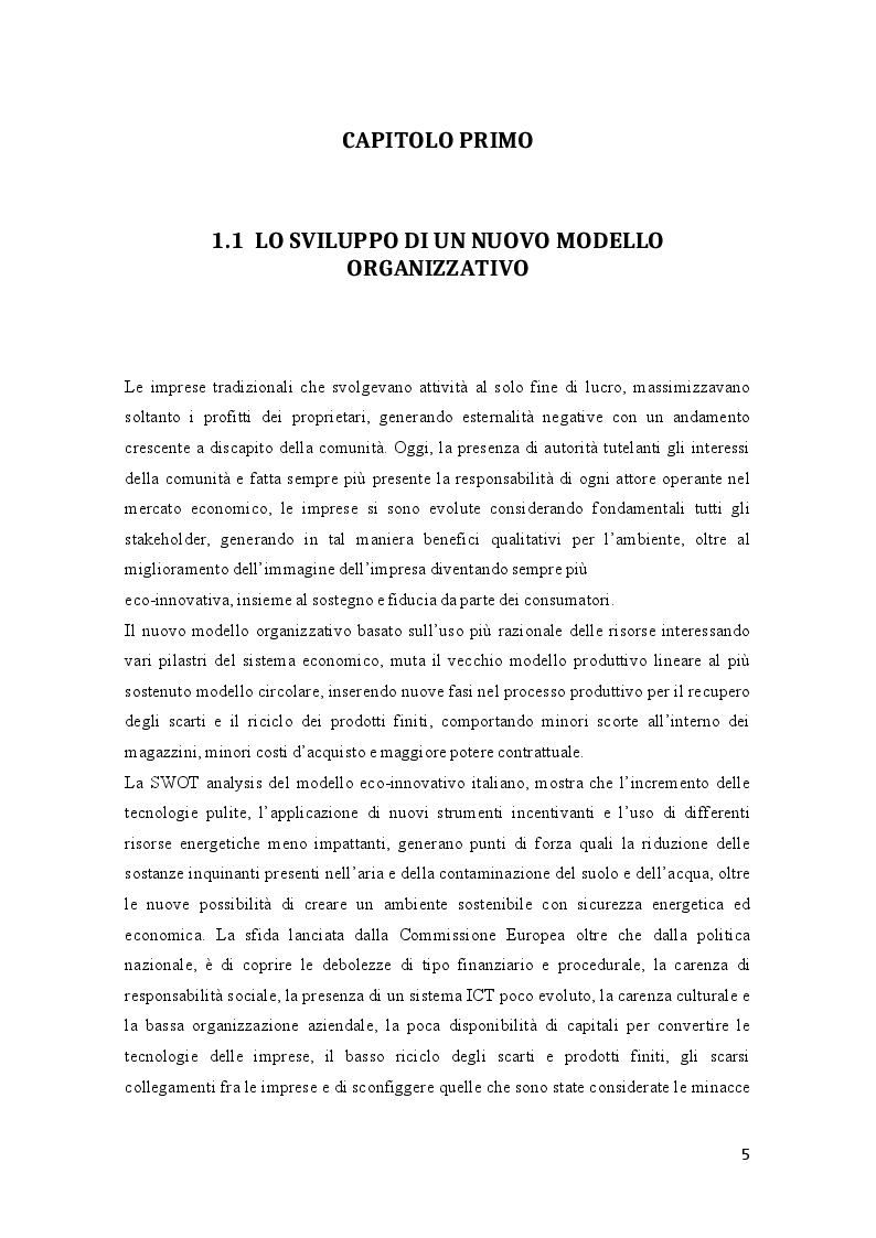 Anteprima della tesi: Efficienza energetica nazionale e strumenti incentivanti: un quadro di sintesi della situazione italiana, Pagina 4