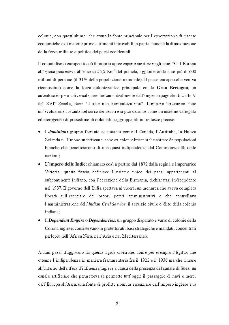 Anteprima della tesi: La decolonizzazione globale, Pagina 7