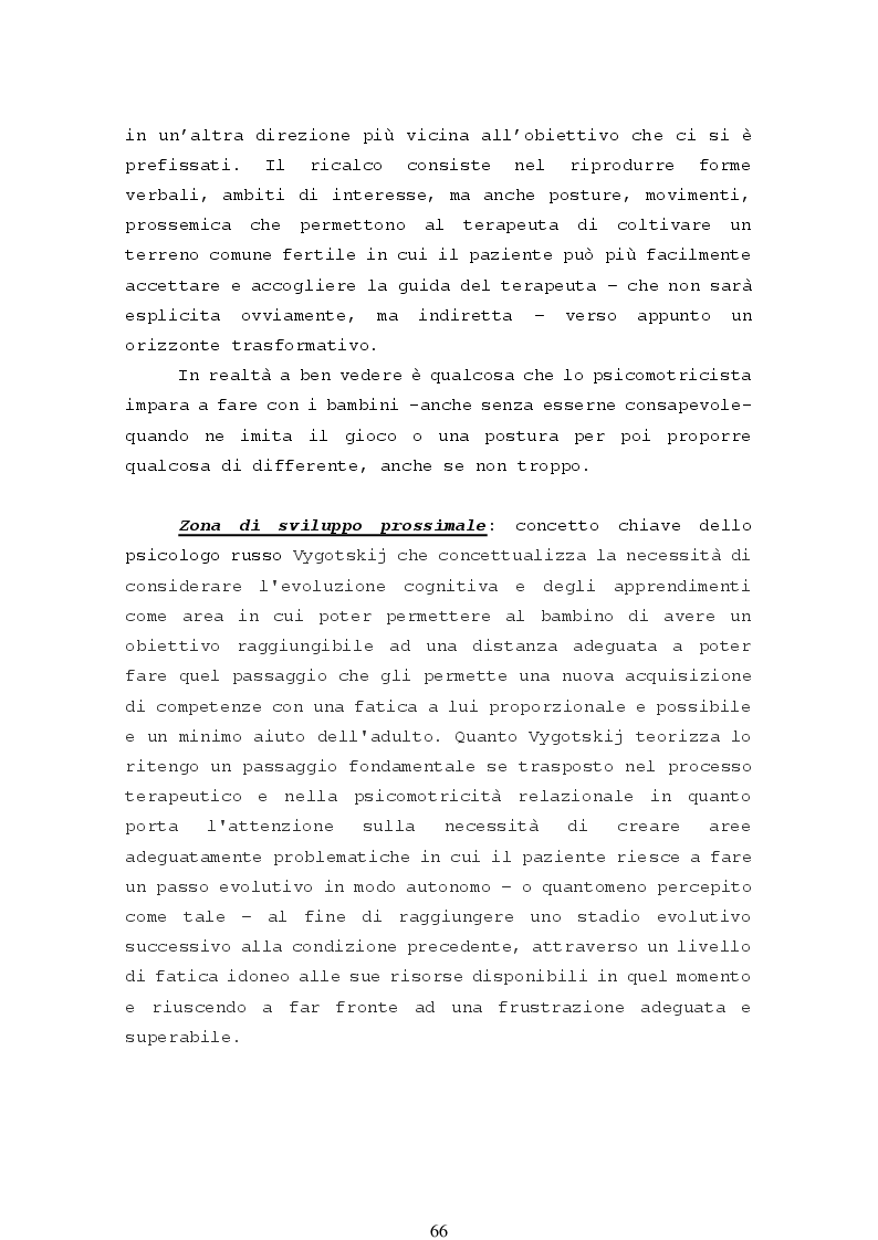 Anteprima della tesi: La psicomotricità relazionale e le sue applicazioni in ambito terapeutico, Pagina 8