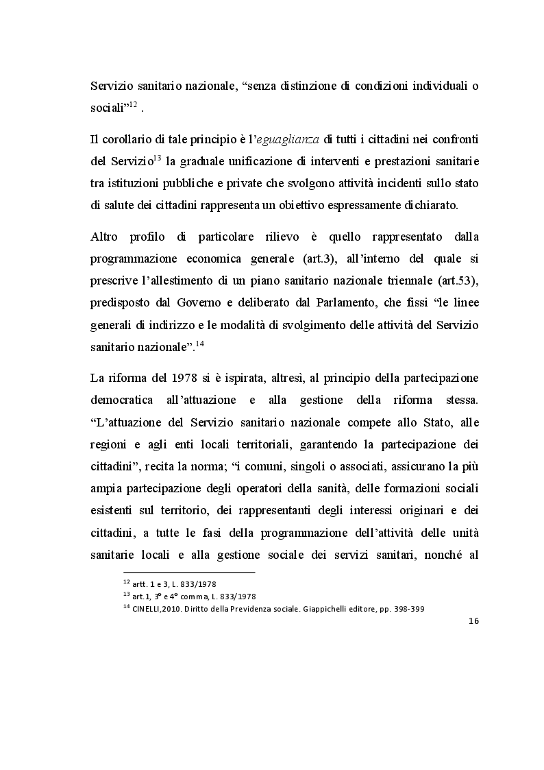 Anteprima della tesi: Promozione e tutela della salute. Analisi dell'esperienza presso la Casa della Divina Provvidenza, Pagina 4