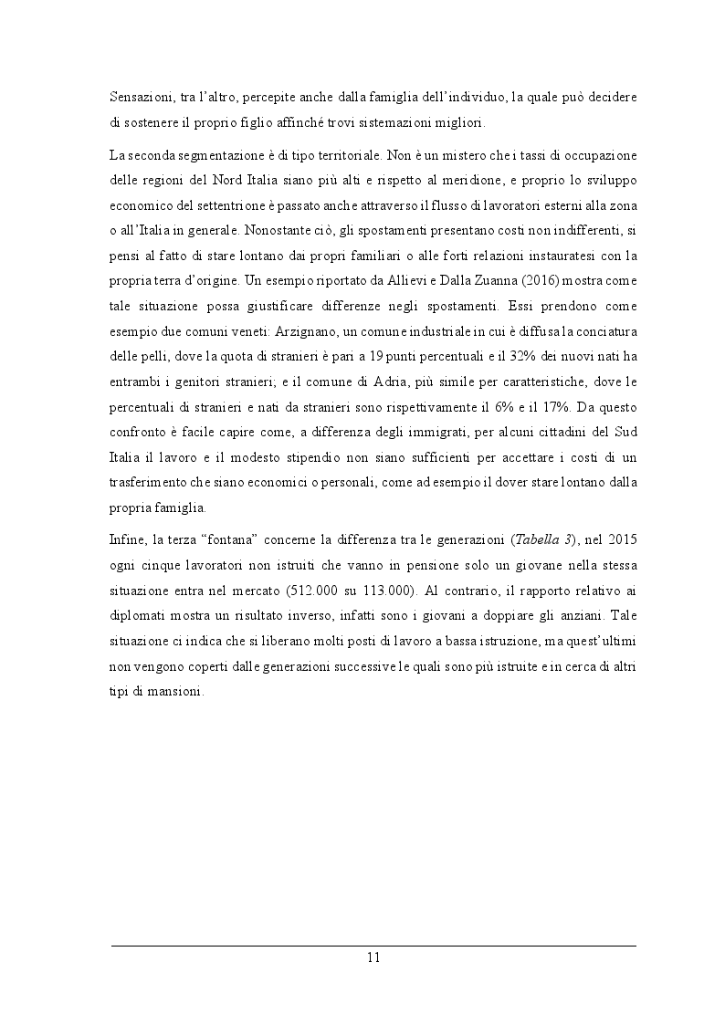 Estratto dalla tesi: L'impatto fiscale dell'immigrazione in Italia. Differenza tra le definizioni di immigrato e analisi dell'integrazione su IRPEF versata e redditi