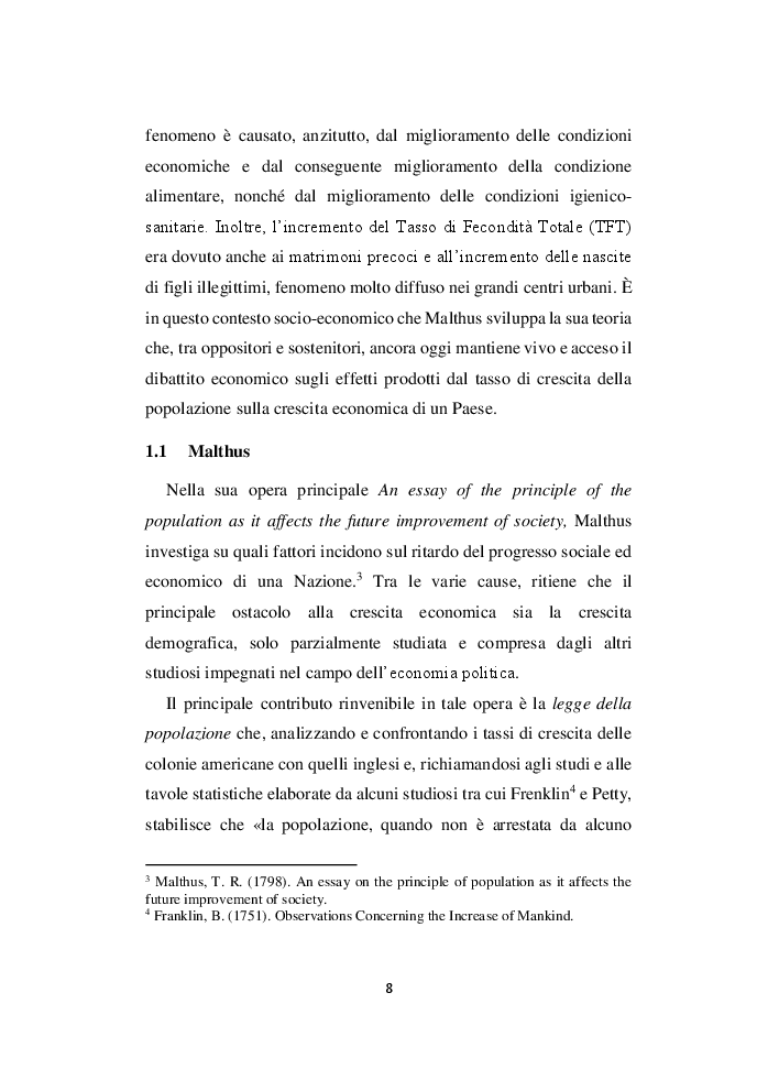 Anteprima della tesi: Demografia e crescita economica. Evidenze empiriche e politiche pubbliche in Nigeria, Pagina 6