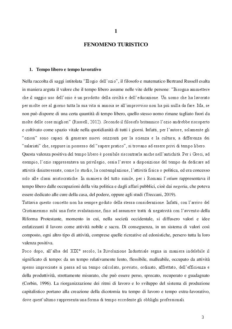 Anteprima della tesi: Turismo esperienziale e pratica sportiva: una ricerca sul campo, Pagina 3