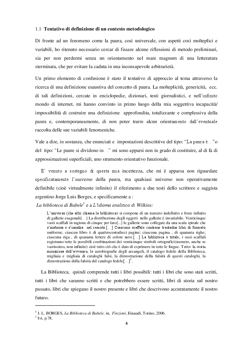 Anteprima della tesi: Origini e Contesti delle Paure Sociali, Pagina 3