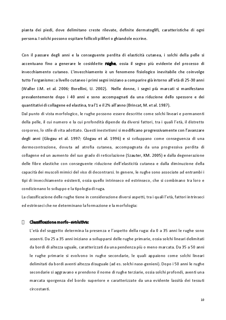 Anteprima della tesi: Sviluppo di formulazioni anti-ageing: focus su Argirelina (Acetil-esapeptide-8), Pagina 9