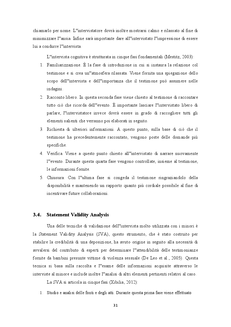 Anteprima della tesi: Testimonianza e valutazione dei falsi ricordi. La "macchina della memoria" nel contesto giuridico italiano, Pagina 5