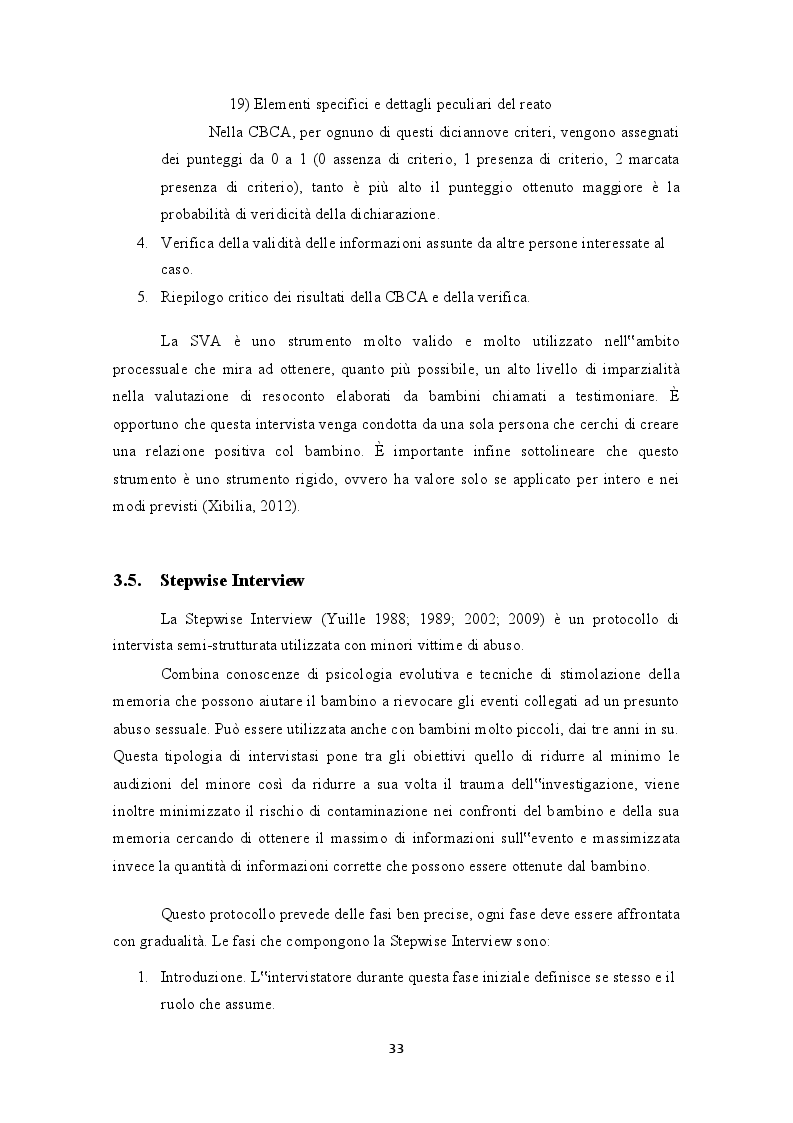 Anteprima della tesi: Testimonianza e valutazione dei falsi ricordi. La "macchina della memoria" nel contesto giuridico italiano, Pagina 7