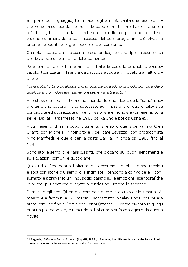 Anteprima della tesi: Evoluzione della comunicazione pubblicitaria del settore automobilistico in Italia dagli anni Settanta ad oggi, Pagina 10