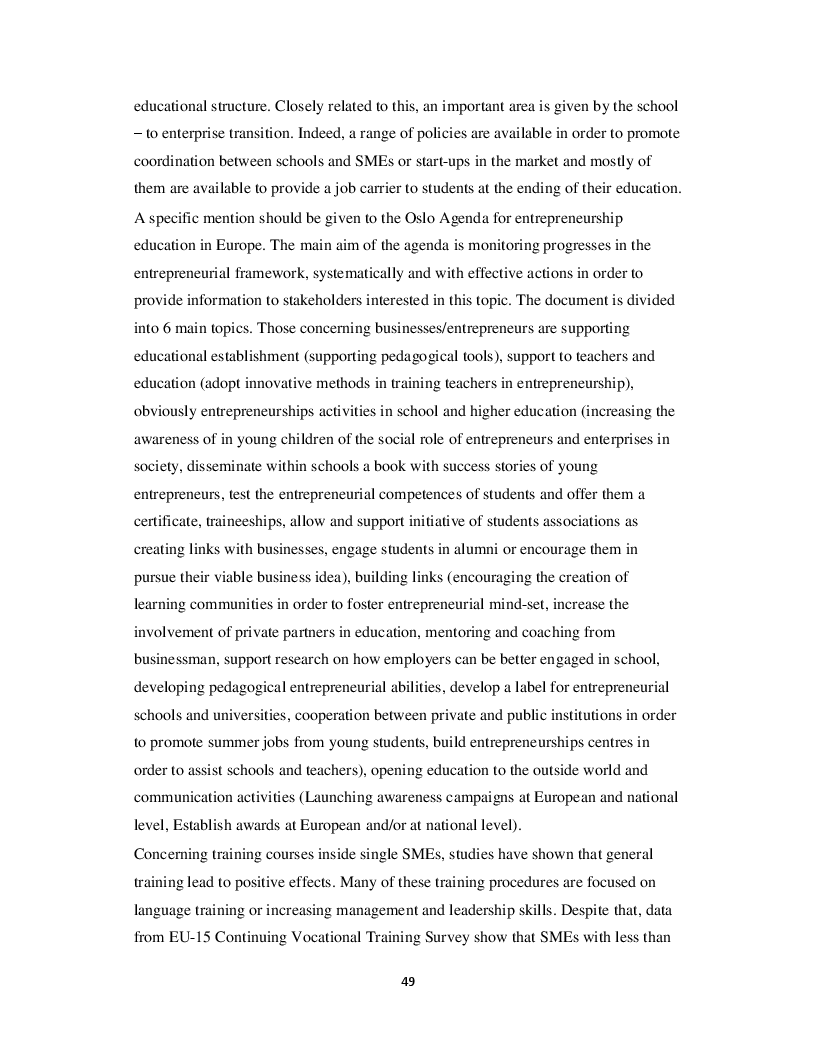 Anteprima della tesi: European regulations and policies on small and medium size enterprises, Pagina 5