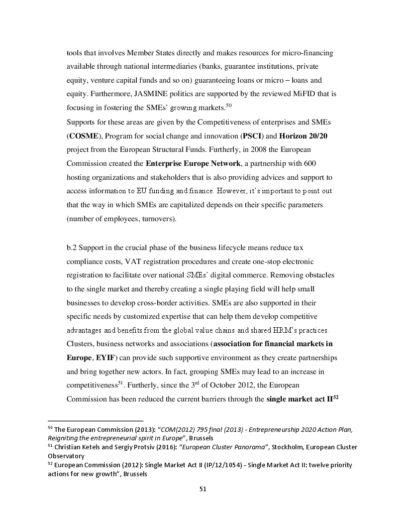 Anteprima della tesi: European regulations and policies on small and medium size enterprises, Pagina 7
