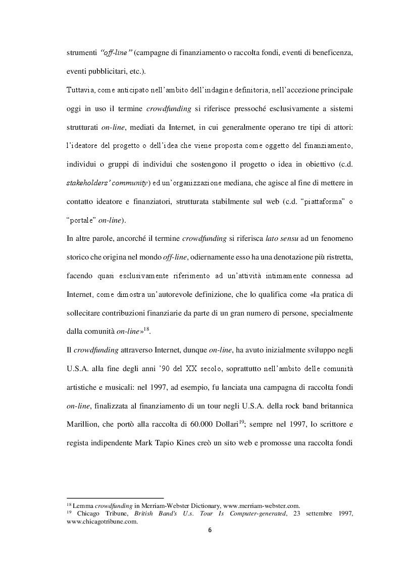 Anteprima della tesi: Equity-crowdfunding: evoluzione normativa e quali-quantitativa, Pagina 4