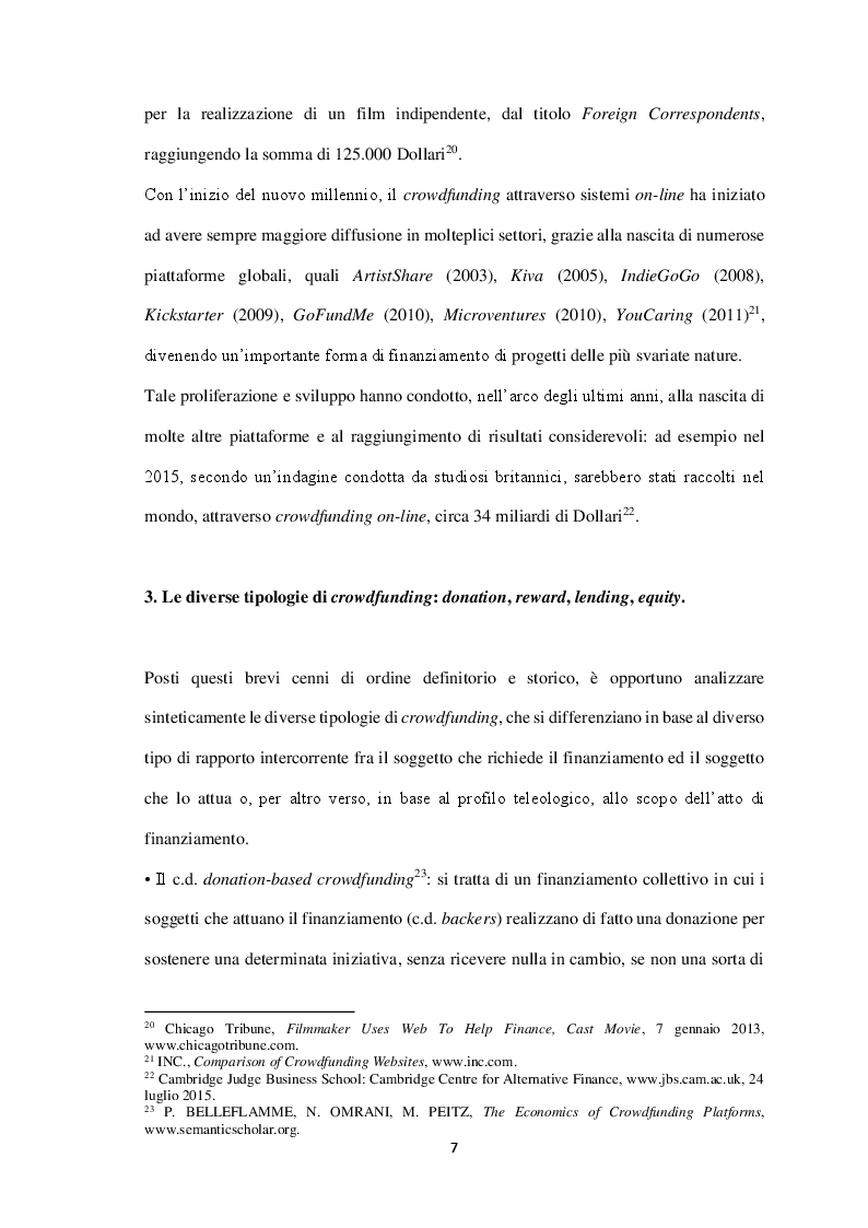 Anteprima della tesi: Equity-crowdfunding: evoluzione normativa e quali-quantitativa, Pagina 5