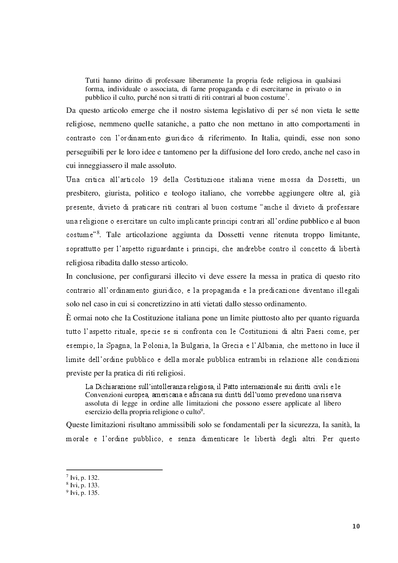 Anteprima della tesi: Uscire da una setta: difficoltà e cambiamenti nella persona, Pagina 5