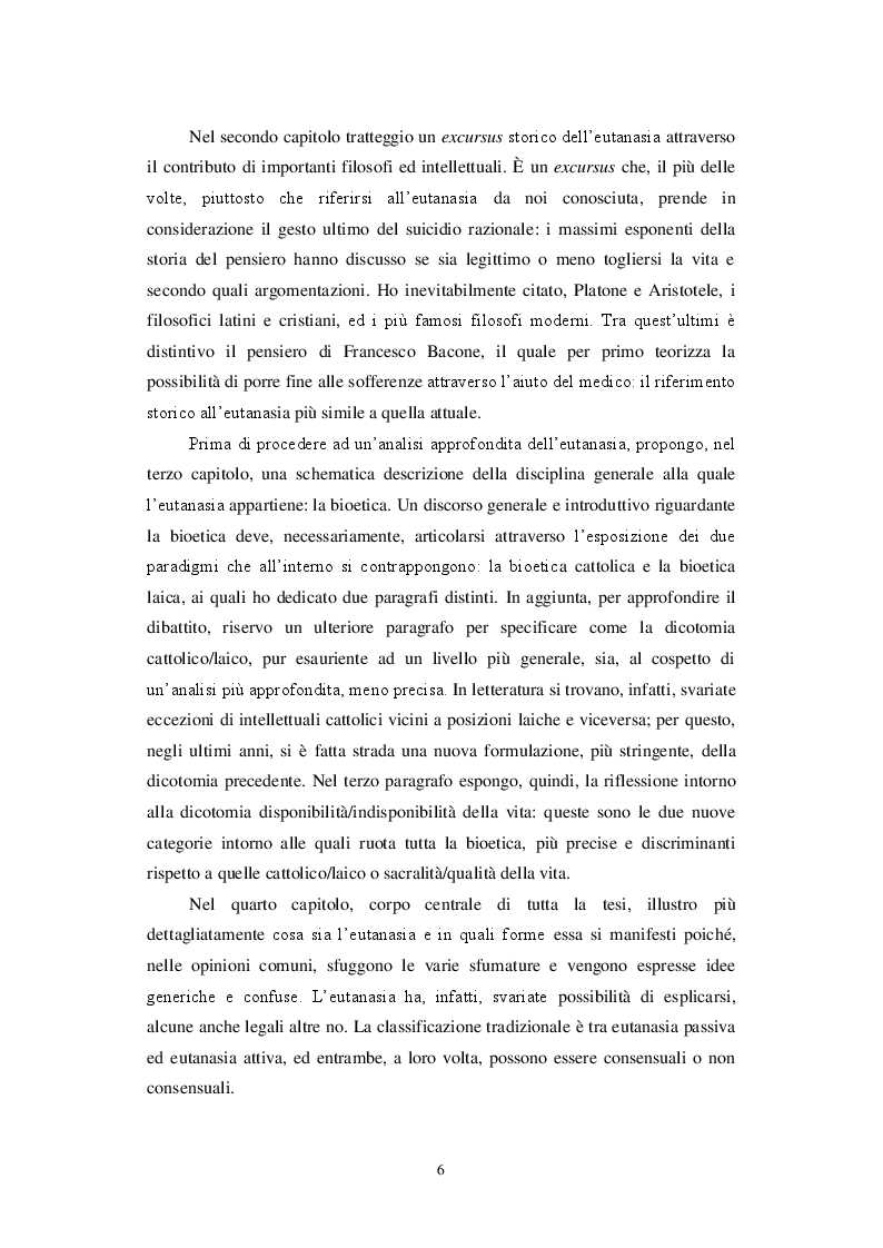 Anteprima della tesi: Aspetti del dibattito etico-giuridico sull'eutanasia, Pagina 3