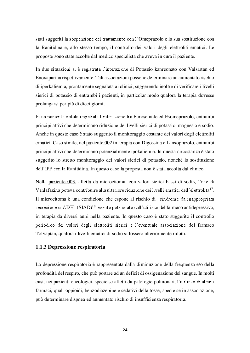 Anteprima della tesi: Riconciliazione della terapia Farmacologica in oncologia: esperienza dell'I.R.C.C.S. Istituto Tumori Bari, Pagina 9