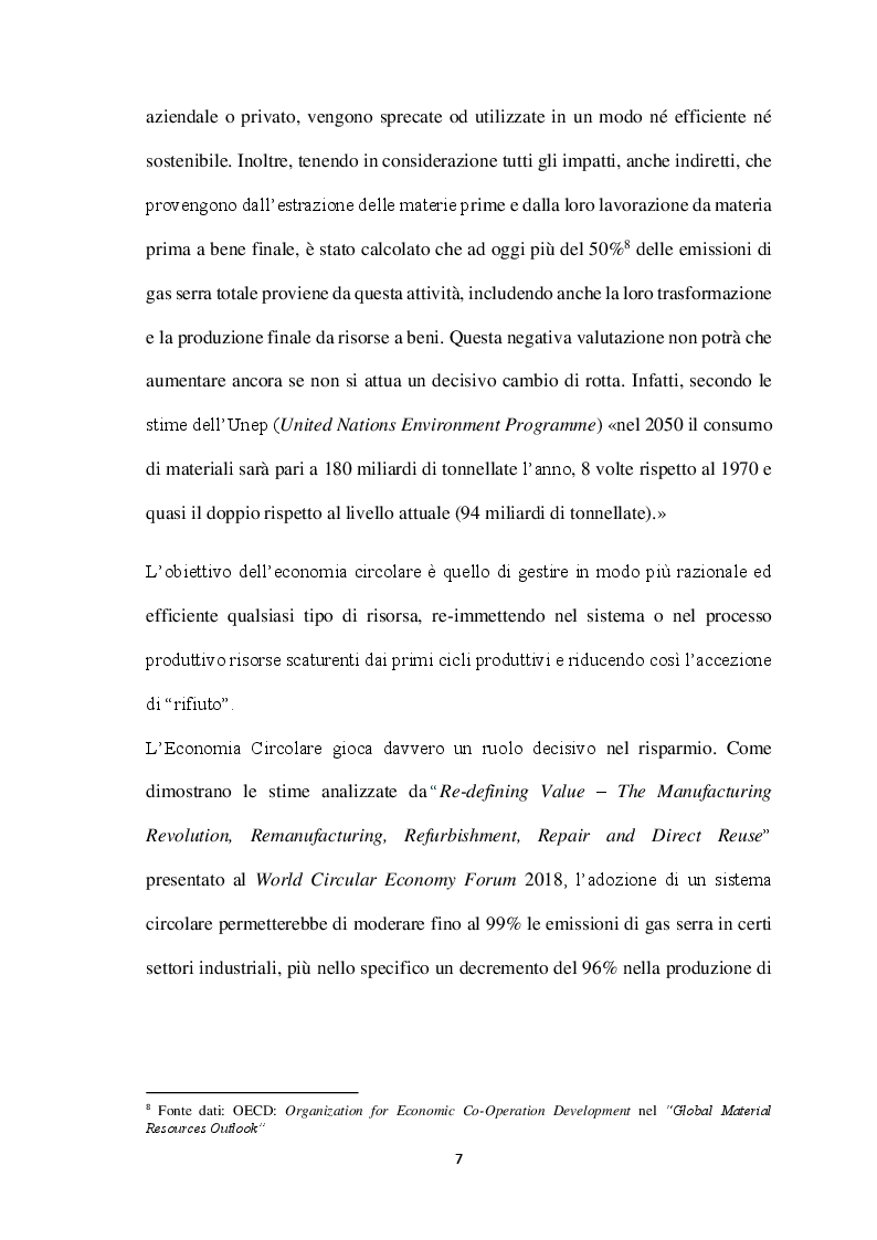 Anteprima della tesi: L'Economia Circolare nel settore dell'abbigliamento second-hand e il caso aziendale Humana People to People Italia, Pagina 7
