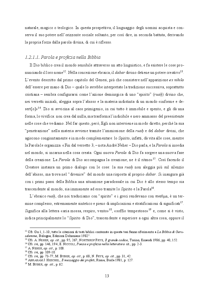 Estratto dalla tesi: Il buio e lo squarcio. Figure della profezia in Montale