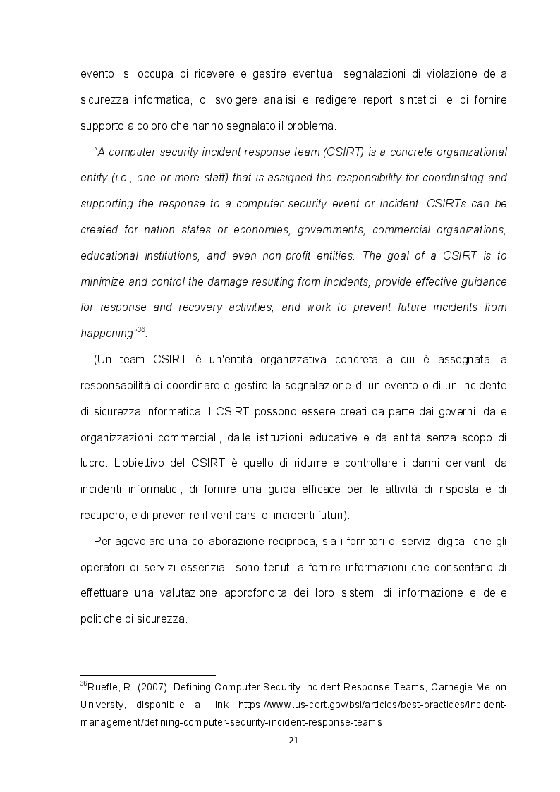 Estratto dalla tesi: La Cyber Security: una nuova sfida per le aziende