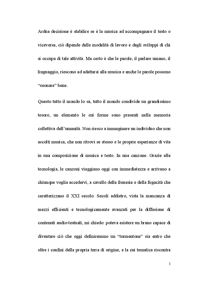 Anteprima della tesi: Fortune my Foe, tradurre la poesia e la canzone, Pagina 3