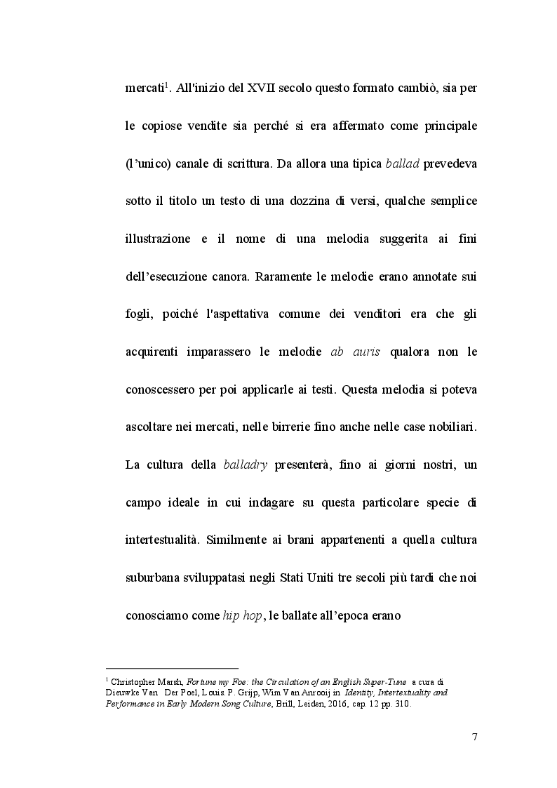 Anteprima della tesi: Fortune my Foe, tradurre la poesia e la canzone, Pagina 7