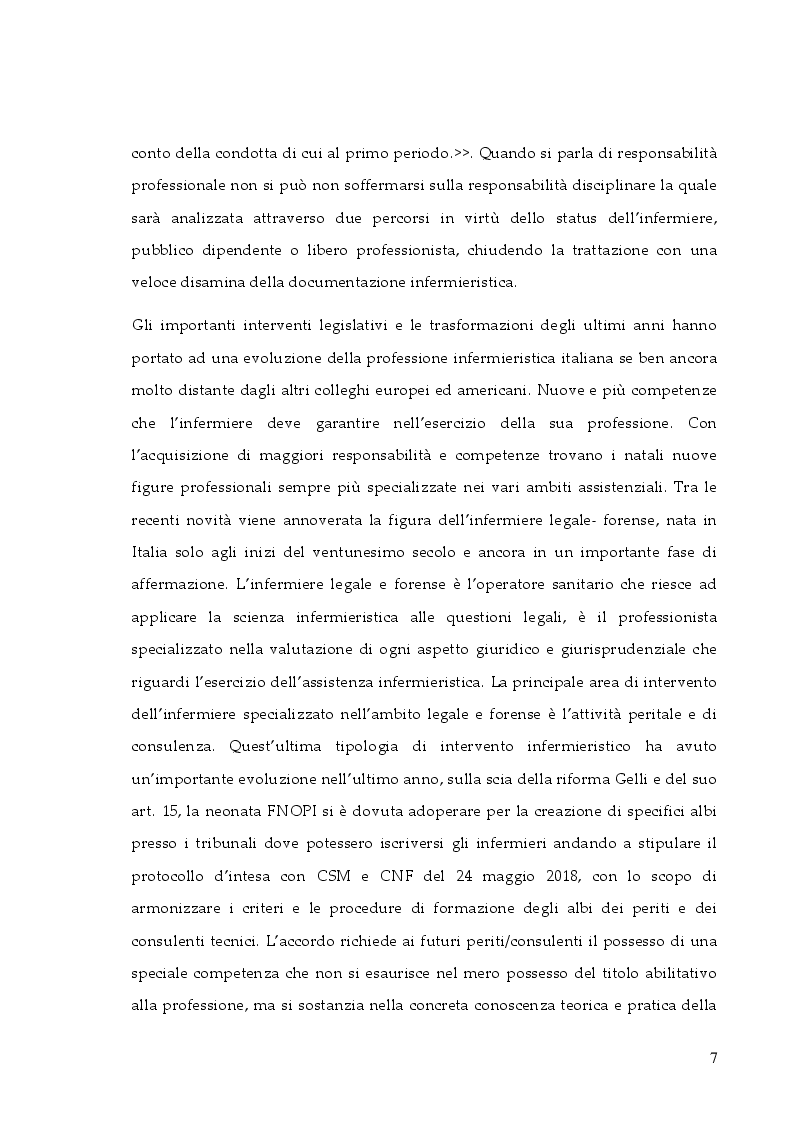 Anteprima della tesi: La responsabilità professionale dell'infermiere: risk management e le nuove frontiere dell'infermieristica forense, Pagina 4