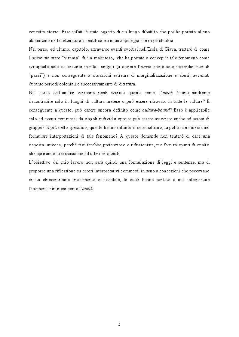 Anteprima della tesi: Amok: per un abbandono del concetto di culture-bound syndrome, Pagina 3