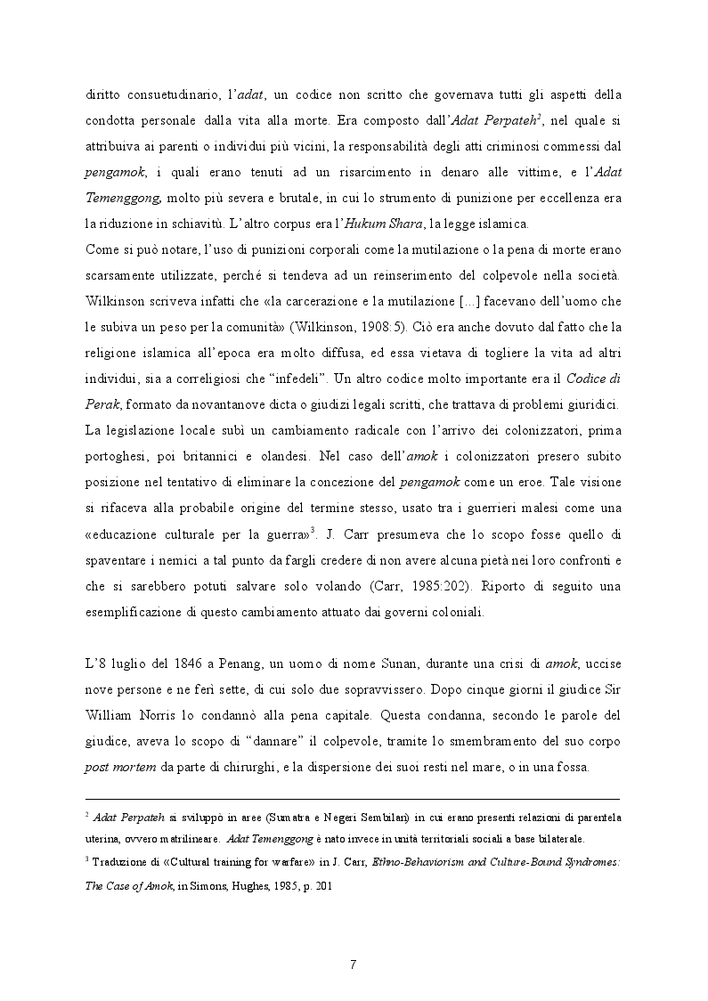Anteprima della tesi: Amok: per un abbandono del concetto di culture-bound syndrome, Pagina 6