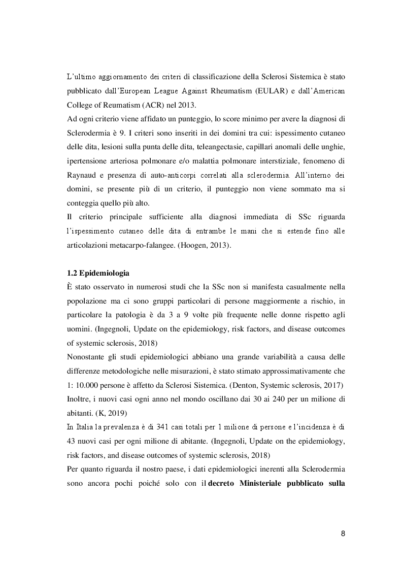 Anteprima della tesi: Ulcere digitali nei pazienti con Sclerosi Sistemica, Pagina 7