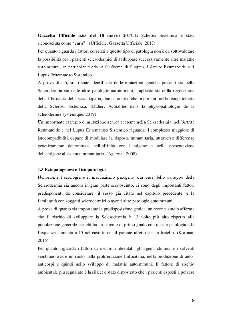Anteprima della tesi: Ulcere digitali nei pazienti con Sclerosi Sistemica, Pagina 8