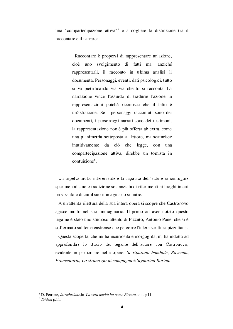 Anteprima della tesi: Castronovo e i suoi personaggi nelle opere di Antonio Pizzuto, Pagina 3