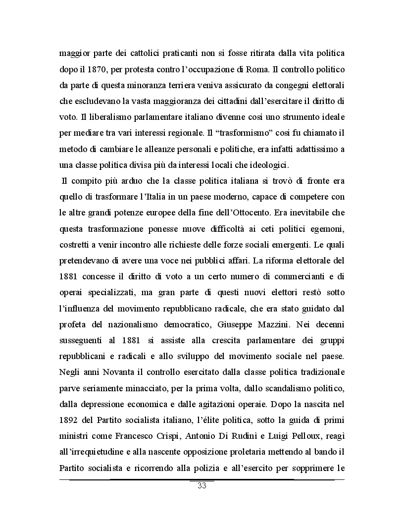 Anteprima della tesi: Alle origini del movimento fascista: il programma sansepolcrista, Pagina 4