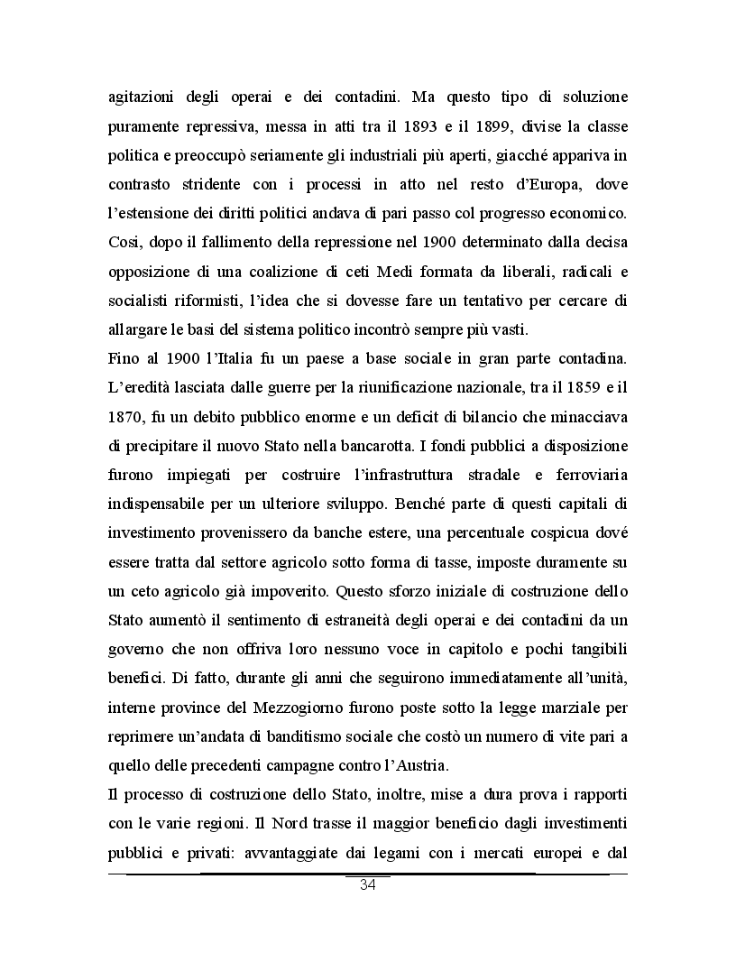 Anteprima della tesi: Alle origini del movimento fascista: il programma sansepolcrista, Pagina 5