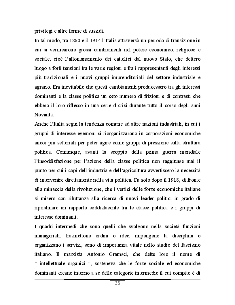 Anteprima della tesi: Alle origini del movimento fascista: il programma sansepolcrista, Pagina 7