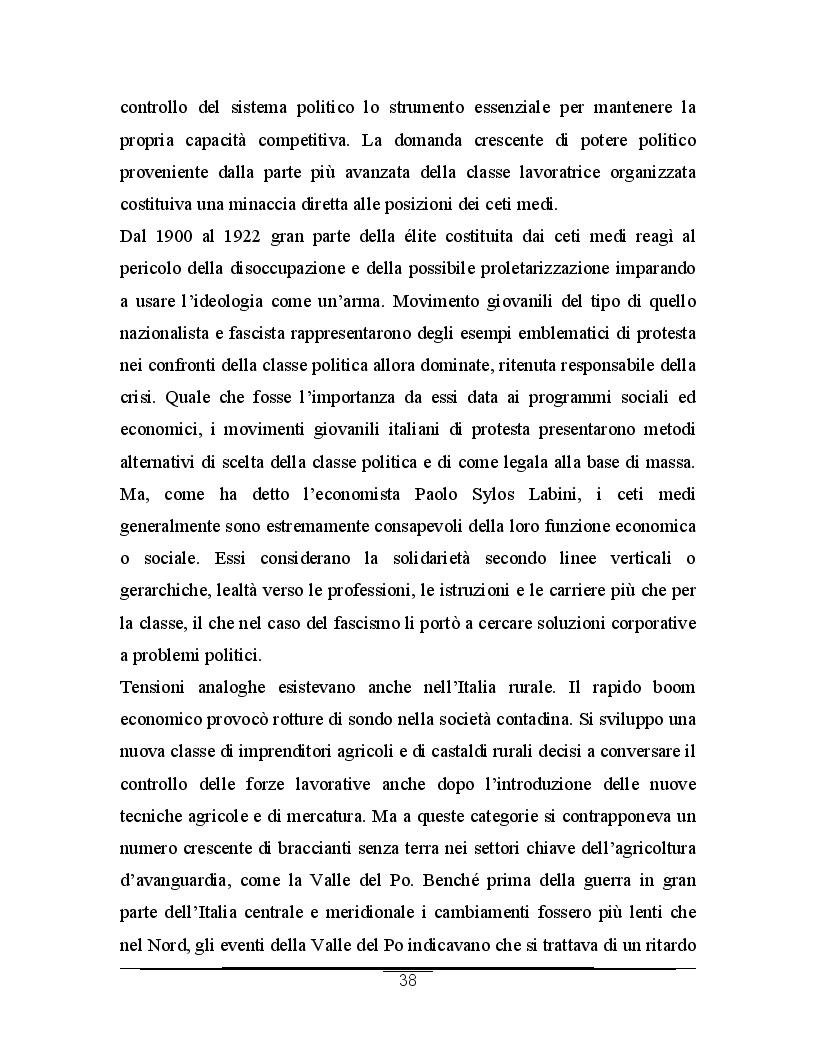 Anteprima della tesi: Alle origini del movimento fascista: il programma sansepolcrista, Pagina 9