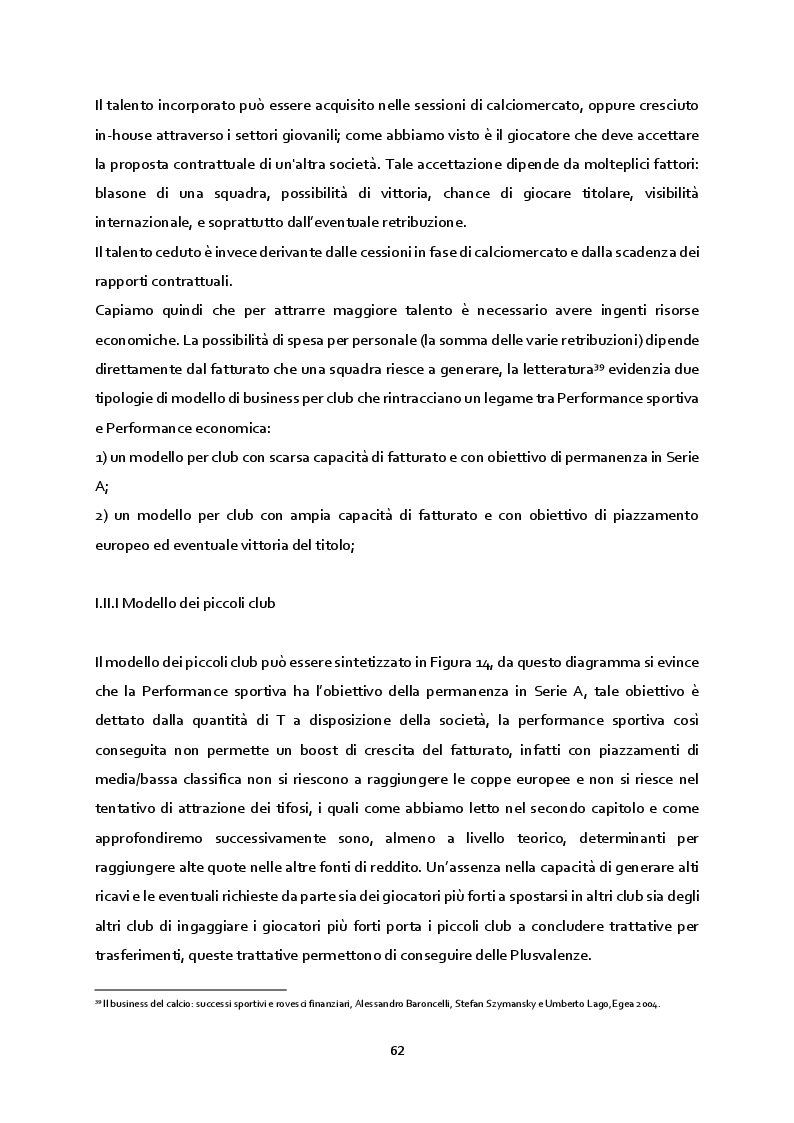 Anteprima della tesi: Le determinanti economiche della performance sportiva: un'evidenza empirica dal campionato di calcio di Serie A, Pagina 5