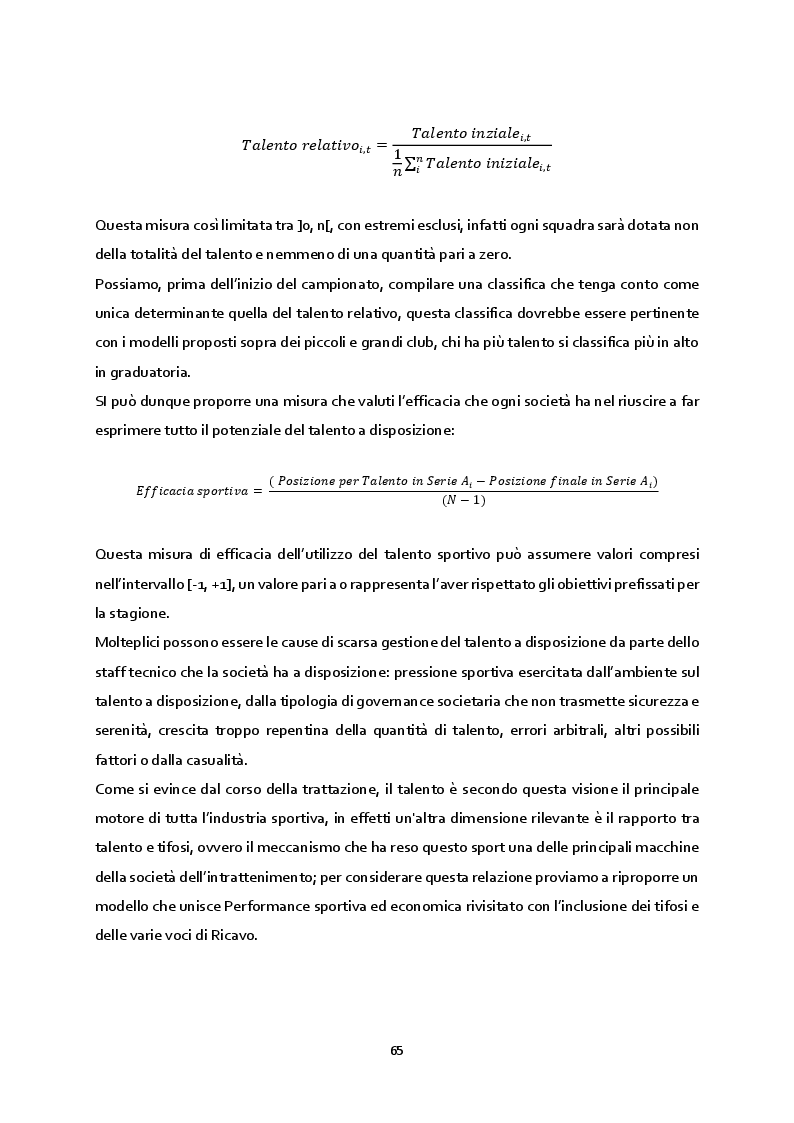 Anteprima della tesi: Le determinanti economiche della performance sportiva: un'evidenza empirica dal campionato di calcio di Serie A, Pagina 8